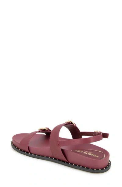 Kenneth Cole Drinity Flat Slingback Sandal In Red