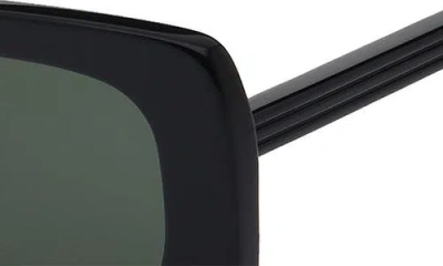 Florence By Mills 52mm Rectangular Sunglasses In Black