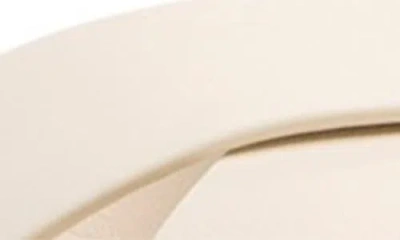 Stuart Weitzman Villa Leather Slide Sandals In Neutral