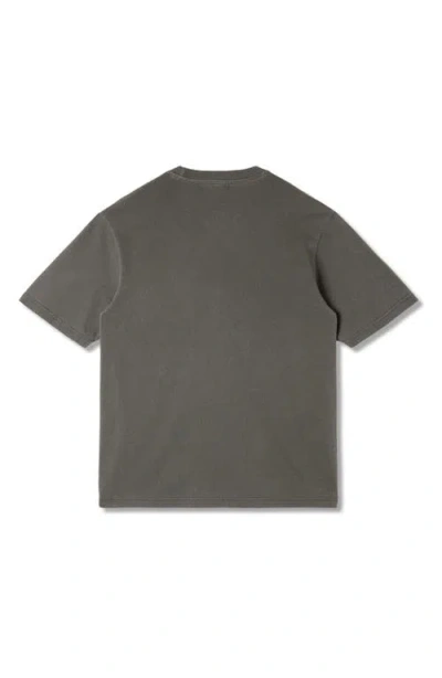 Stan Ray Crocket Graphic T-shirt In Gray