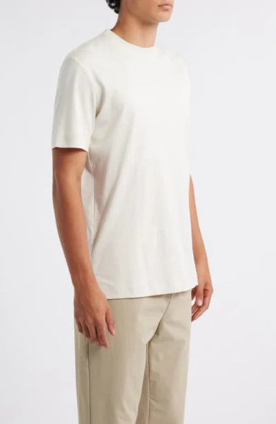 Aurélien Aur1 Solid Cotton T-shirt In White