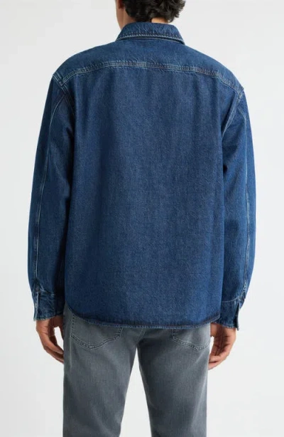 Frame Denim Overshirt In Blue