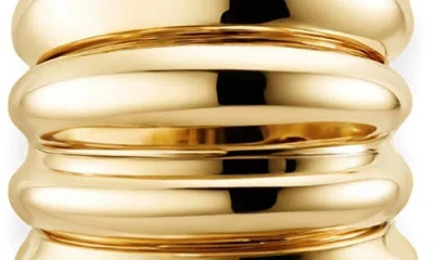 Mod + Jo Laurel Statement Stud Earrings In Gold