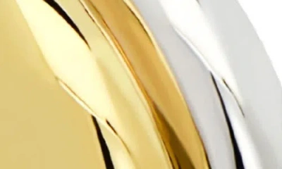 Mod + Jo Grayson Mixed Metal Wrap Ring In Multi