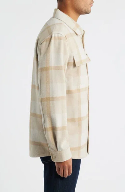 7 Diamonds Cliffside Overshirt In Neutral