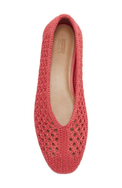 Nordstrom Rack Monroe Weave Flat In Red