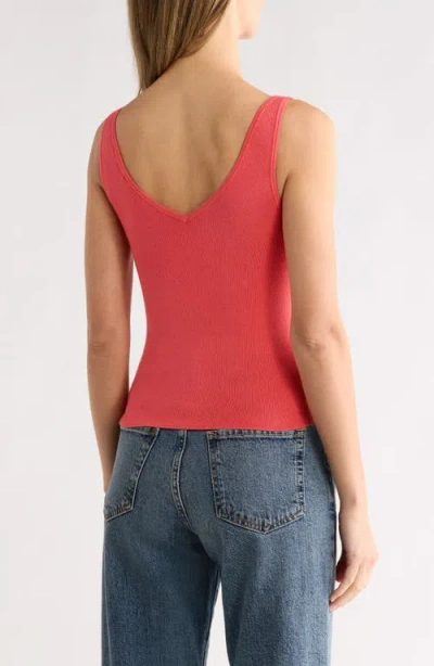 Leith Reversible Compact Tank In Red