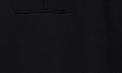 Zella Ultra Soft Half Zip Pullover In Black