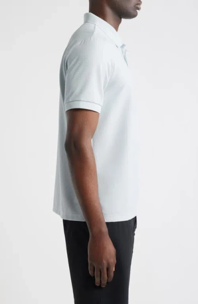 Zella Textured Performance Polo In Blue