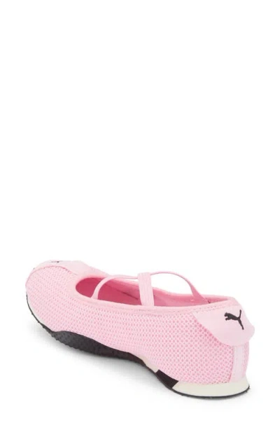 Puma H-street Cross-straps Ballet Sneakers In Pink