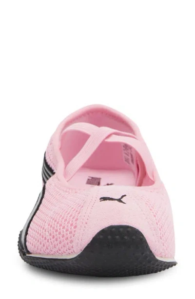 Puma H-street Cross-straps Ballet Sneakers In Pink