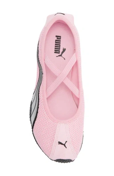 Puma H-street Cross-straps Ballet Sneakers In Pink
