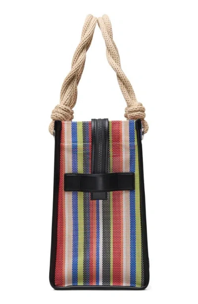 Marc Jacobs The Large Stripe Mesh Rope Tote Bag In Multi