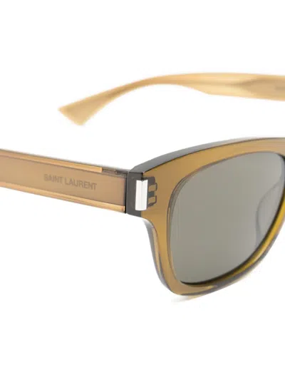 Saint Laurent Pilot-frame Sunglasses In Pattern