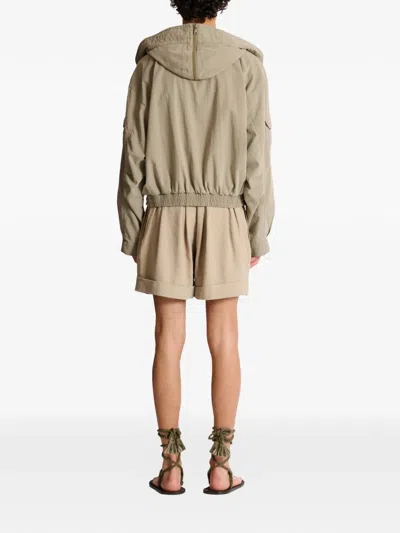 Balmain Multi-pocket Hooded Jacket In Multi