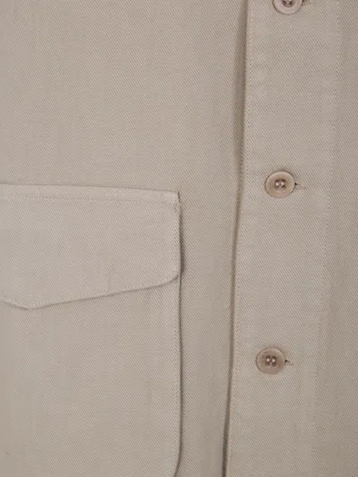 Labo.art Ines Flap-pocket Jacket In Gray