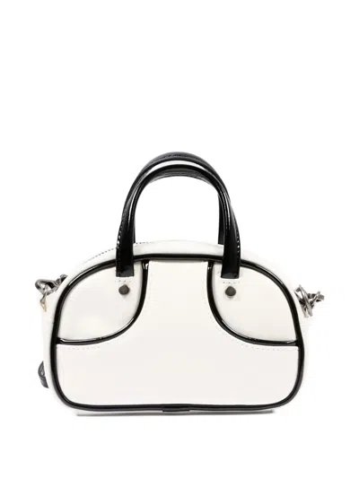 Puma Logo Top Handle Bag In White