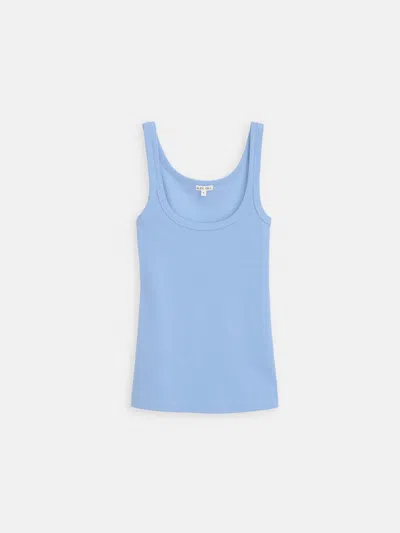 Alex Mill Mckenna Slim Fit Ribbed Tank In Blue