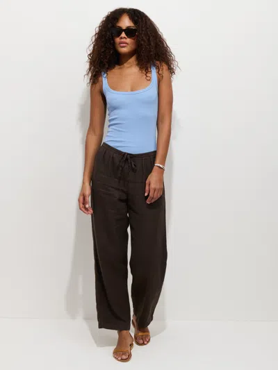 Alex Mill Mckenna Slim Fit Ribbed Tank In Blue