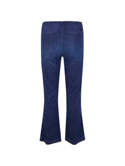 Cigala's Elasticated Denim Jeans In Blue