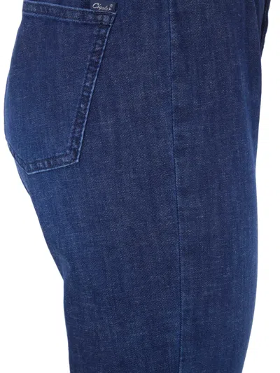 Cigala's Elasticated Denim Jeans In Blue