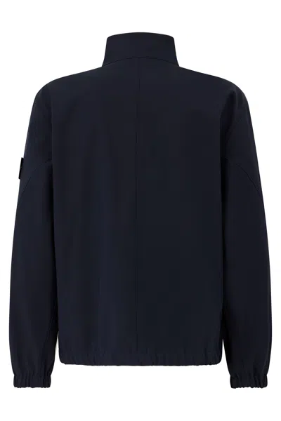 Stone Island Technical Jacket In Polyester In Blue