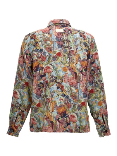 Lc23 Jacquard Overshirt In Multi