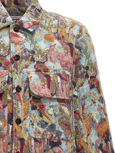 Lc23 Jacquard Overshirt In Multi