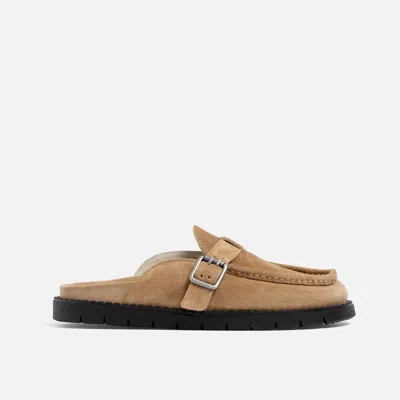 Duke & Dexter Women's Winston Mocha Suede Mule - Women's In Brown