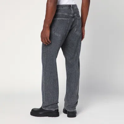 Agolde Washed-effect Grey Jeans Men In Gray