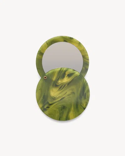 Machete Circle Mirror Algae In Green