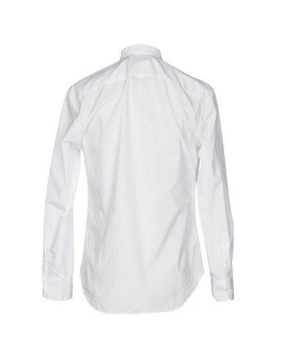 Shop Umit Benan Solid Color Shirt In White