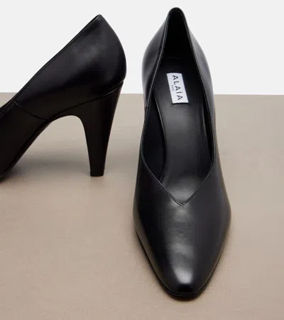 Alaïa Leather Pumps In Multi