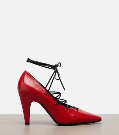 Alaïa Snake-effect Leather Pumps In Multi