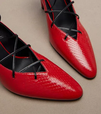 Alaïa Snake-effect Leather Pumps In Multi