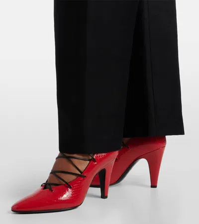 Alaïa Snake-effect Leather Pumps In Multi