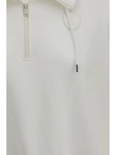 Brunello Cucinelli Women Sweatshirt With Logo Patch In White