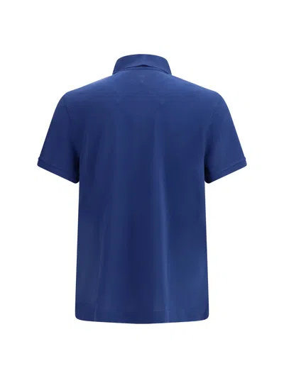 Canada Goose Beckley Polo Shirt Short Sleeve Collar In Blue
