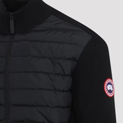 Canada Goose Down-merino Wool Hybridge Puffer Jacket In Black