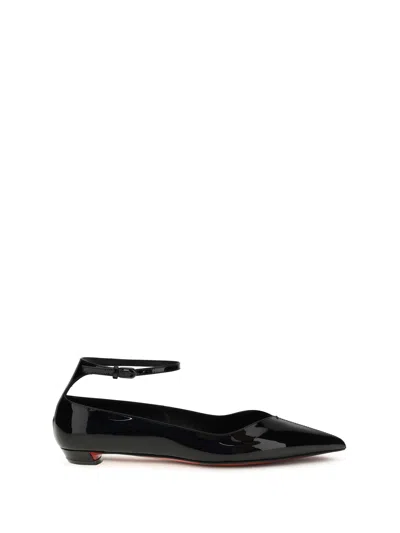 Christian Louboutin Women Erozeena Patent Leather Ballets In Black