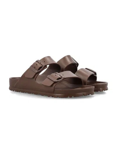 Birkenstock Wide Width Arizona Essentials Eva Sandal In Brown