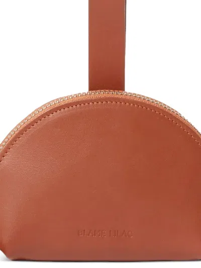 Blame Lilac Manica Half-moon Backpack In Brown