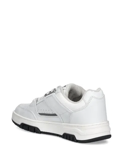 Msgm Logo-detail Sneakers In White