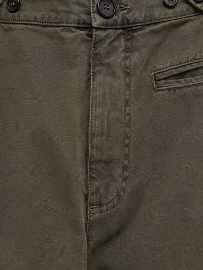 Jw Anderson Button Cargo Pants In Green
