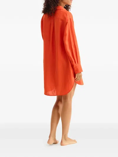 Eres Buttoned Shirt In Orange
