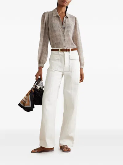 Frame The Collegiate Jeans In White