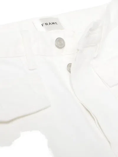 Frame The Collegiate Jeans In White