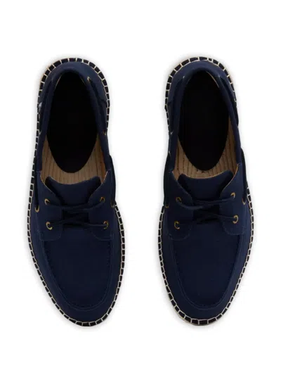 Vilebrequin Men Canvas Loafers Solid In Blue