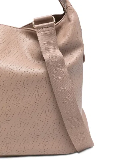 Liu •jo Patterned Tote Bag In Brown