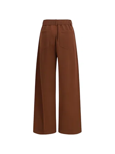 Brunello Cucinelli Elasticated Sweatpants In Brown